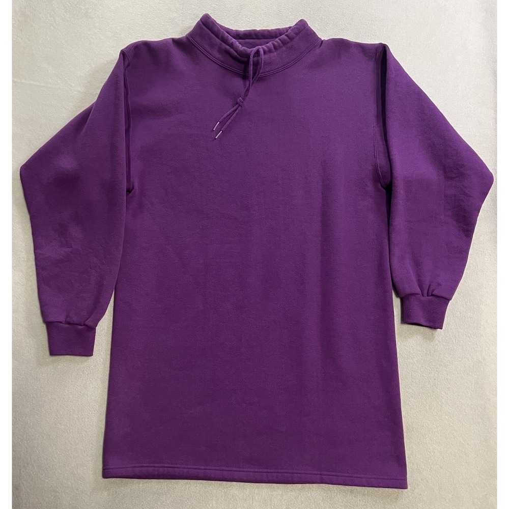 Vtg Pro Spirit Select Sweats Ladies Turtleneck Long Sweatshirt OSFA USA Pullover